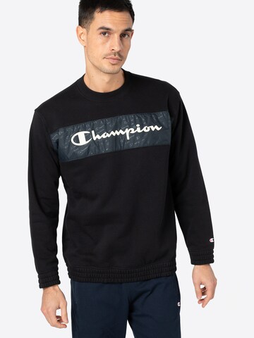 Champion Authentic Athletic Apparel Regular fit Tréning póló - fekete: elől