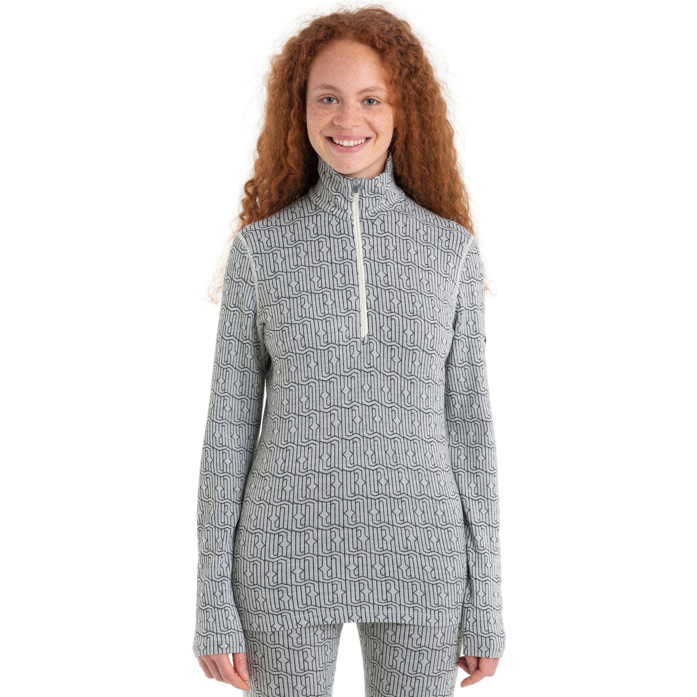 ICEBREAKERTehnička sportska majica '260 Vertex' - siva boja: prednji dio