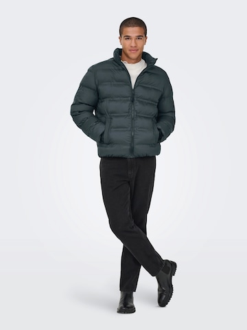 Only & Sons Зимняя куртка 'ONSUNION' в Черный