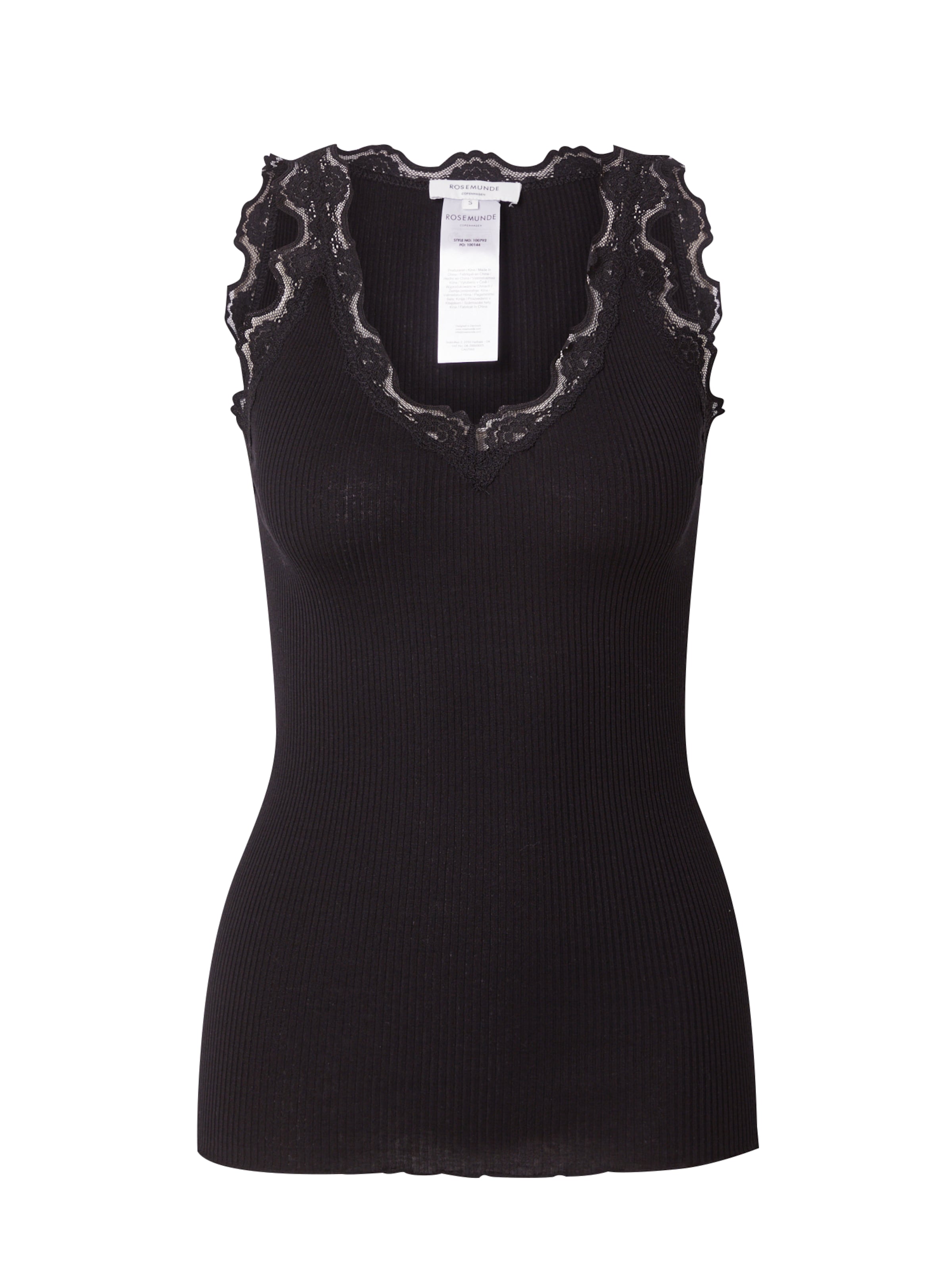 rosemunde - Top 'Beatha' en negro: frente