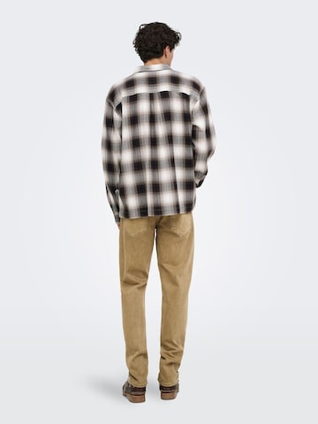 Only & Sons - Loosefit Vaquero 'ONSYoke' en marrón