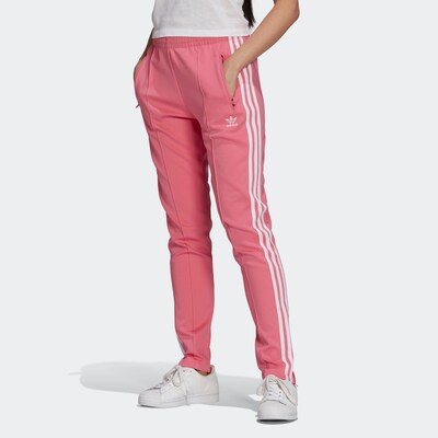 rózsaszín / fehér ADIDAS ORIGINALS Nadrág, Modell nézet