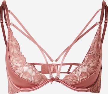 Hunkemöller - Triángulo Sujetador 'Extrovert' en rosa: frente