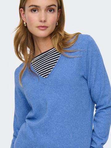 Pull-over 'ONLLOYAL' ONLY en bleu
