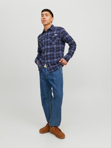 JACK & JONES Slim fit Overhemd 'Sheridan' in Blauw