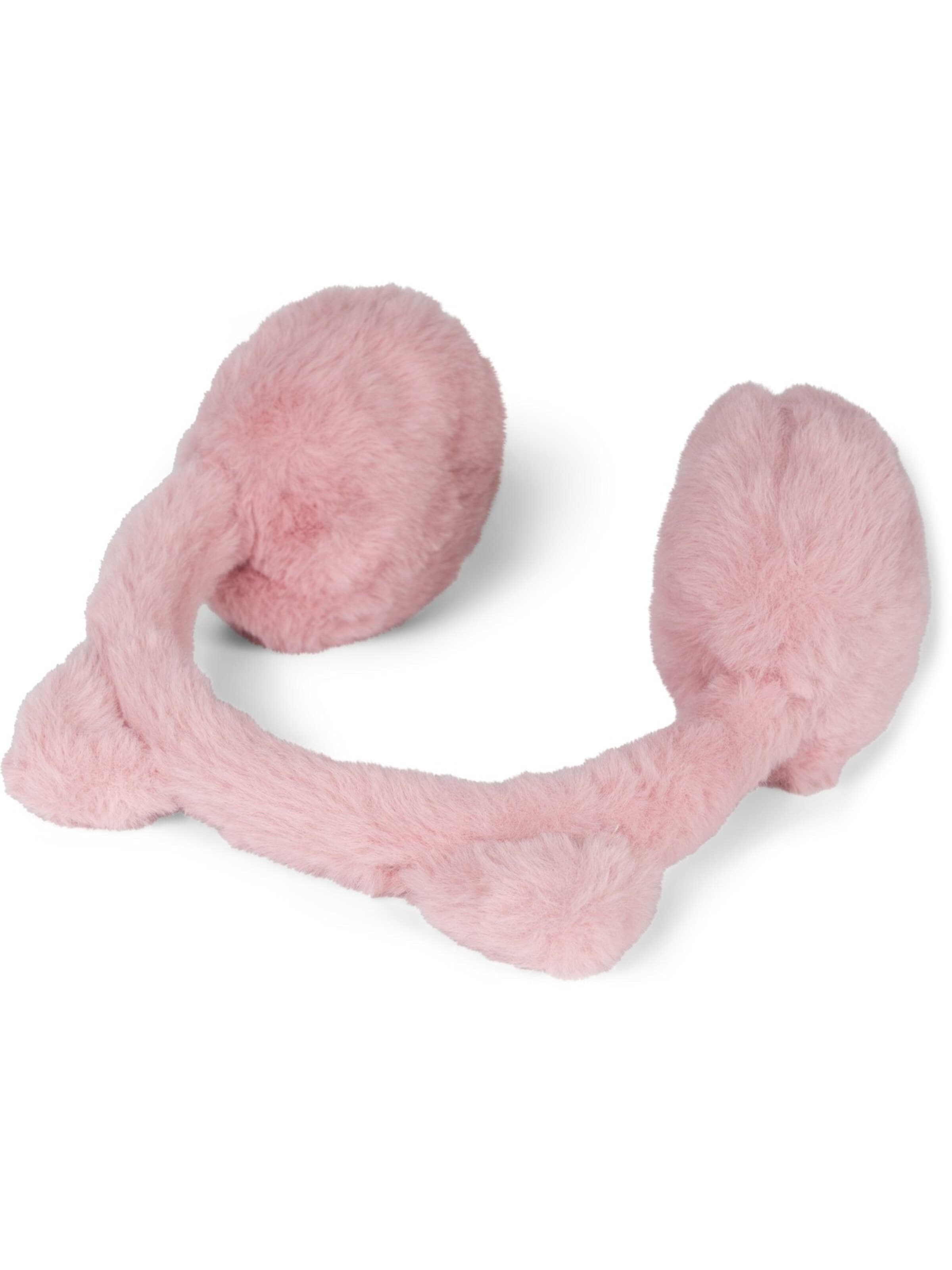 styleBREAKER Headband 'Plüsch Ohrenschützer mit Öhrchen' in Pink