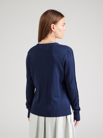 ZABAIONE Knit cardigan 'Ch44arlotte' in Blue