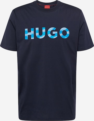 Tricou 'Dulivio' de la HUGO Red pe albastru: față