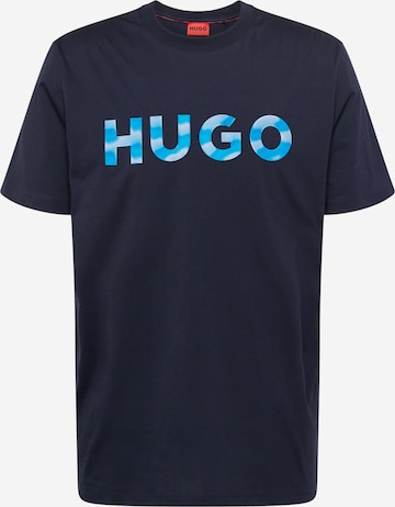 HUGO Red - Camiseta 'Dulivio' en azul: frente