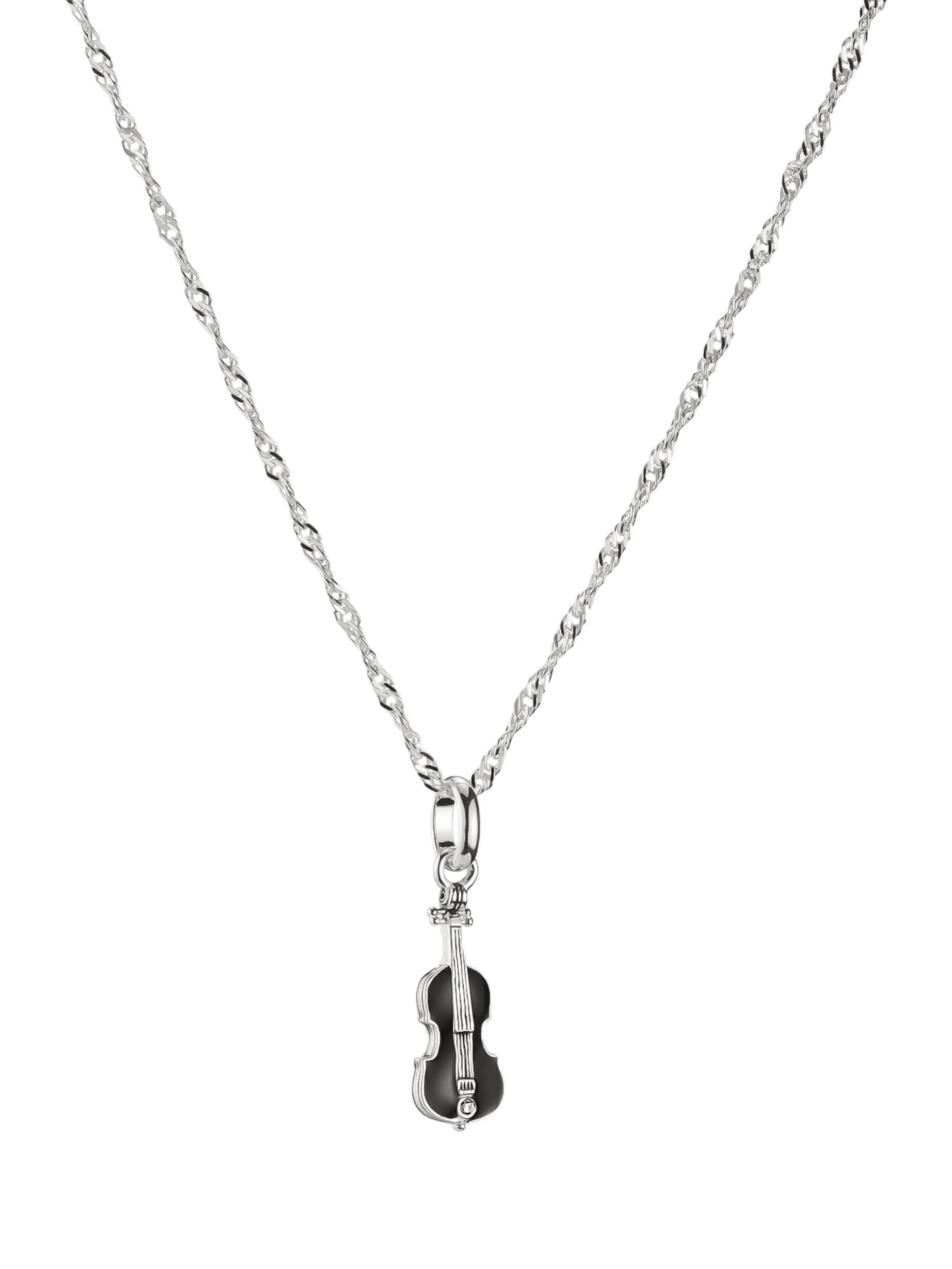 Thomas Sabo Kette 'Wednesday Cello' in Silber: Vorderseite