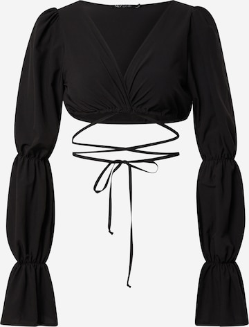 Camicia da donna di NLY by Nelly in nero: frontale