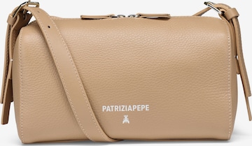 Borsa a spalla di PATRIZIA PEPE in marrone: frontale