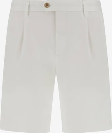 Boggi MilanoLoosefit Hlače s naborima - bijela boja: prednji dio