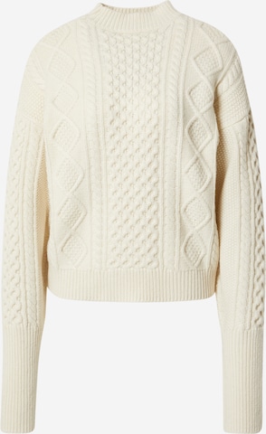Kendall for ABOUT YOU Sweater 'Caren' in White: front