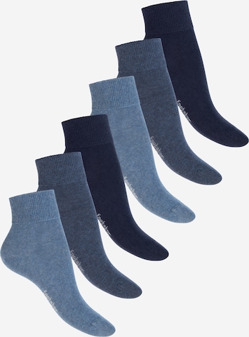 footstar Socks 'Comfort Fit' in Blue: front