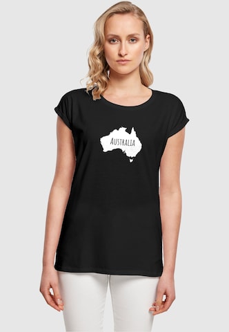 T-shirt 'Australia X' Merchcode en noir : devant