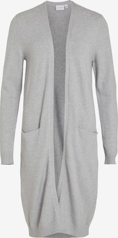 Vila Tall Knit Cardigan 'Ril' in Grey: front