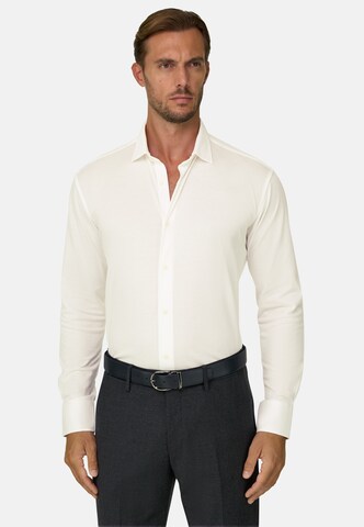 Boggi Milano Shirt in Wit: voorkant