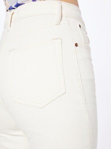 Coupe slim Jean Abercrombie & Fitch en beige