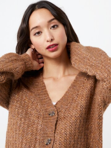 ONLY Knit cardigan 'Christie' in Brown