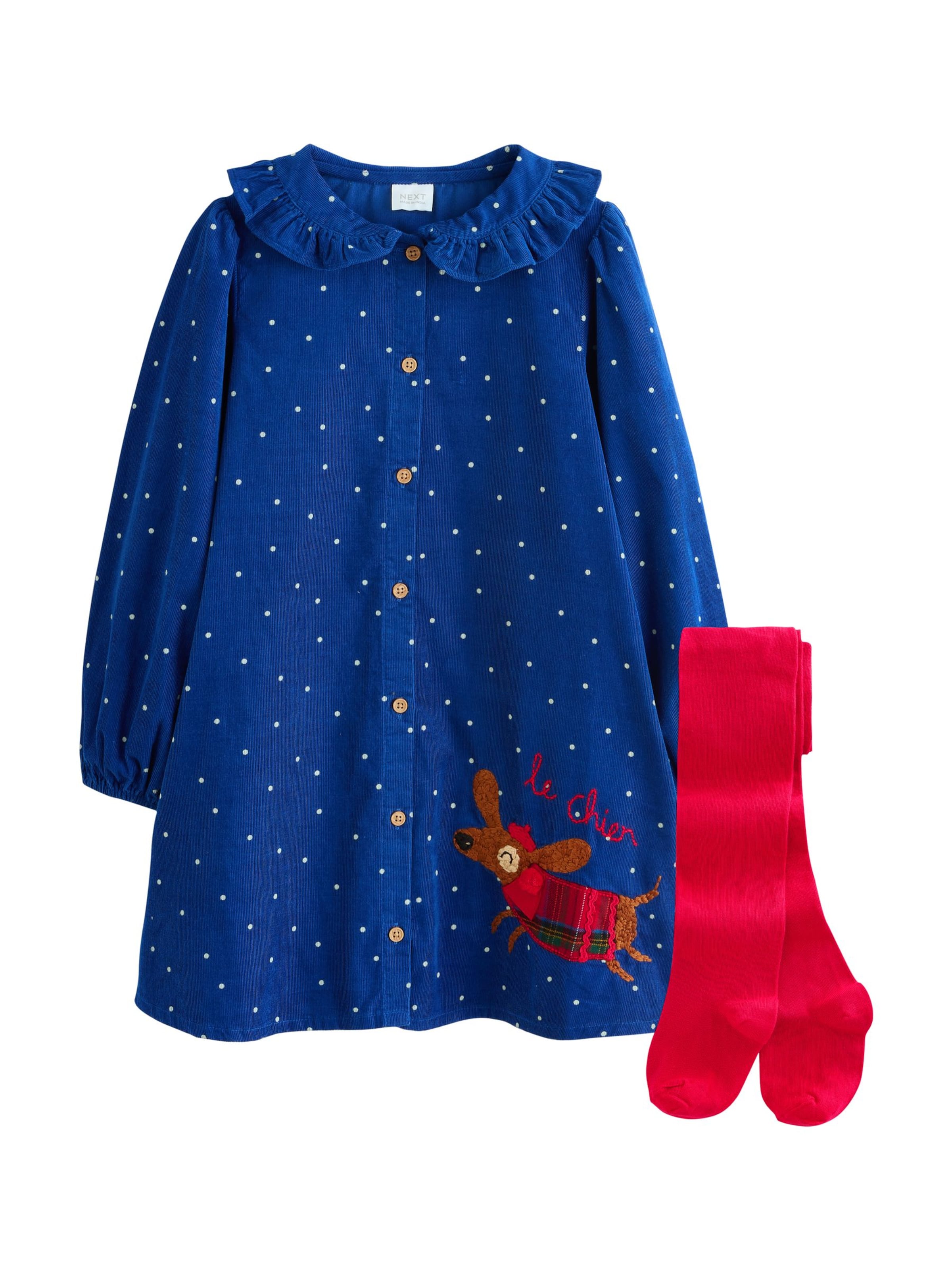 Next Jurk in Blauw: voorkant