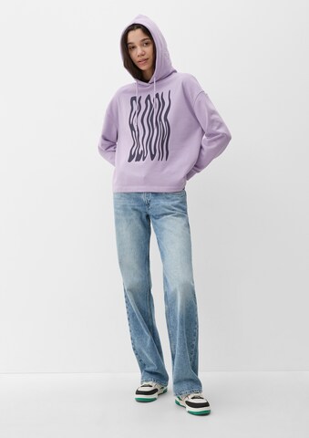 QS - Sweatshirt em roxo