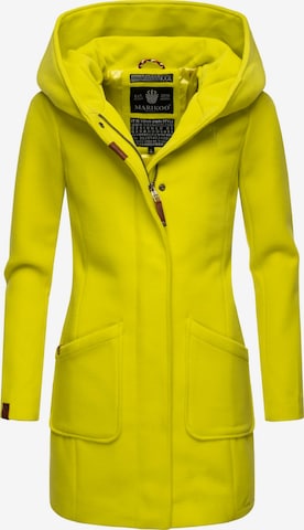 Palton de primăvară-toamnă 'Maikoo' de la MARIKOO pe galben: față