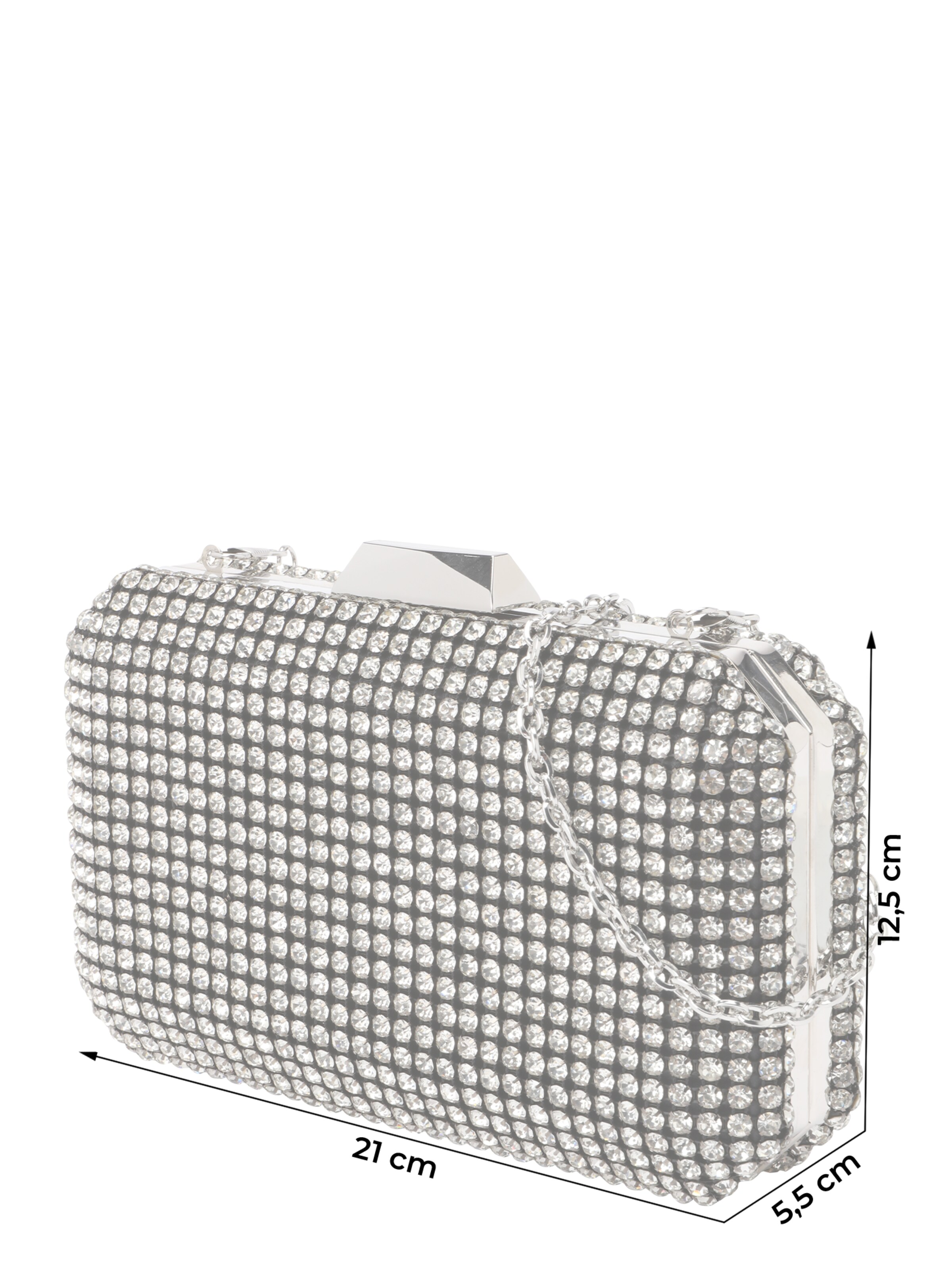 melns mascara "Clutch" stila somiņa