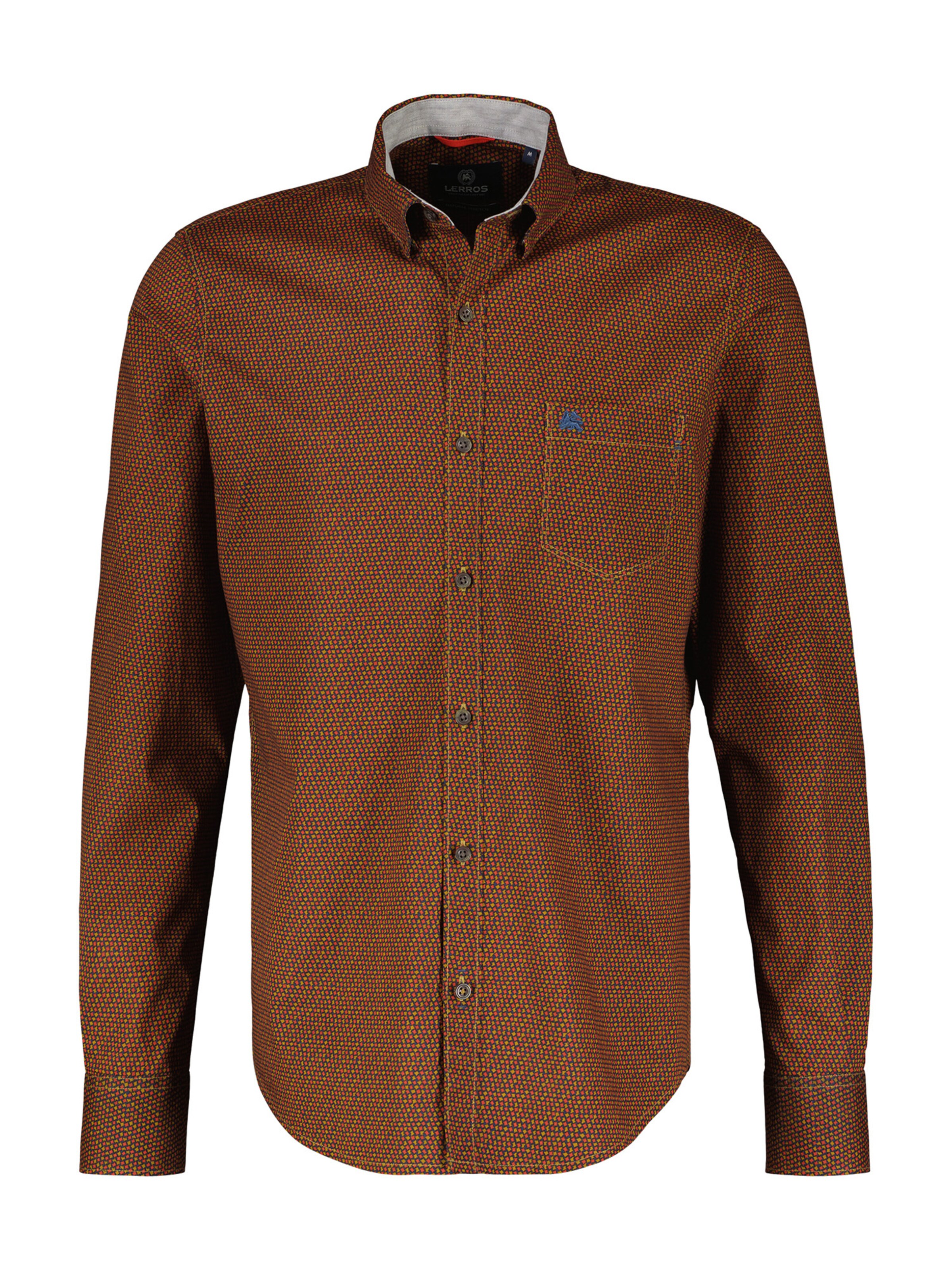 LERROS Hemd in Braun: Vorderseite