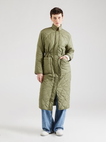 ABOUT YOU Between-Seasons Coat 'Esma' in Green: front