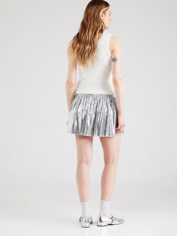 Motel Skirt 'Chima' in Silver