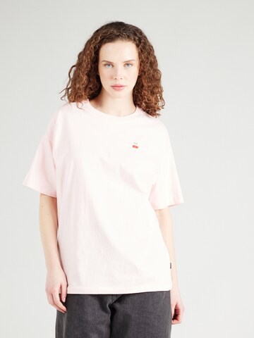 CONVERSE T-Shirt 'CHUCK TAYLOR CHERRY INFILL' in Pink: predná strana