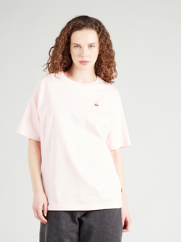 CONVERSE Shirt 'CHUCK TAYLOR CHERRY INFILL' in Roze: voorkant