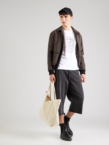 Jack & Jones Premium Koszulka 'JPRBLUZACK' w kolorze biały