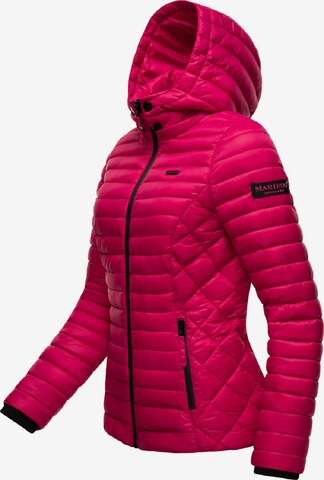 MARIKOO Steppjacke 'Samtpfote' in Pink