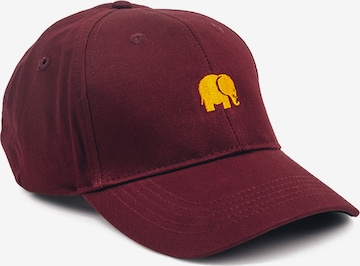 Casquette ' CLASSIC 6 PANEL ' Trendsplant en rouge : devant