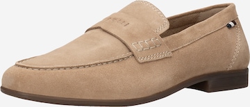 Chaussure basse bugatti en beige : devant