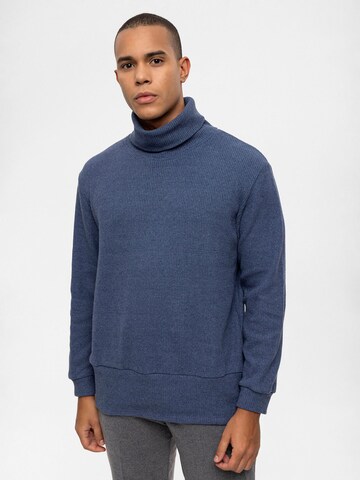 Pullover di Antioch in blu: frontale