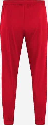 JAKO Tapered Workout Pants 'Power' in Red