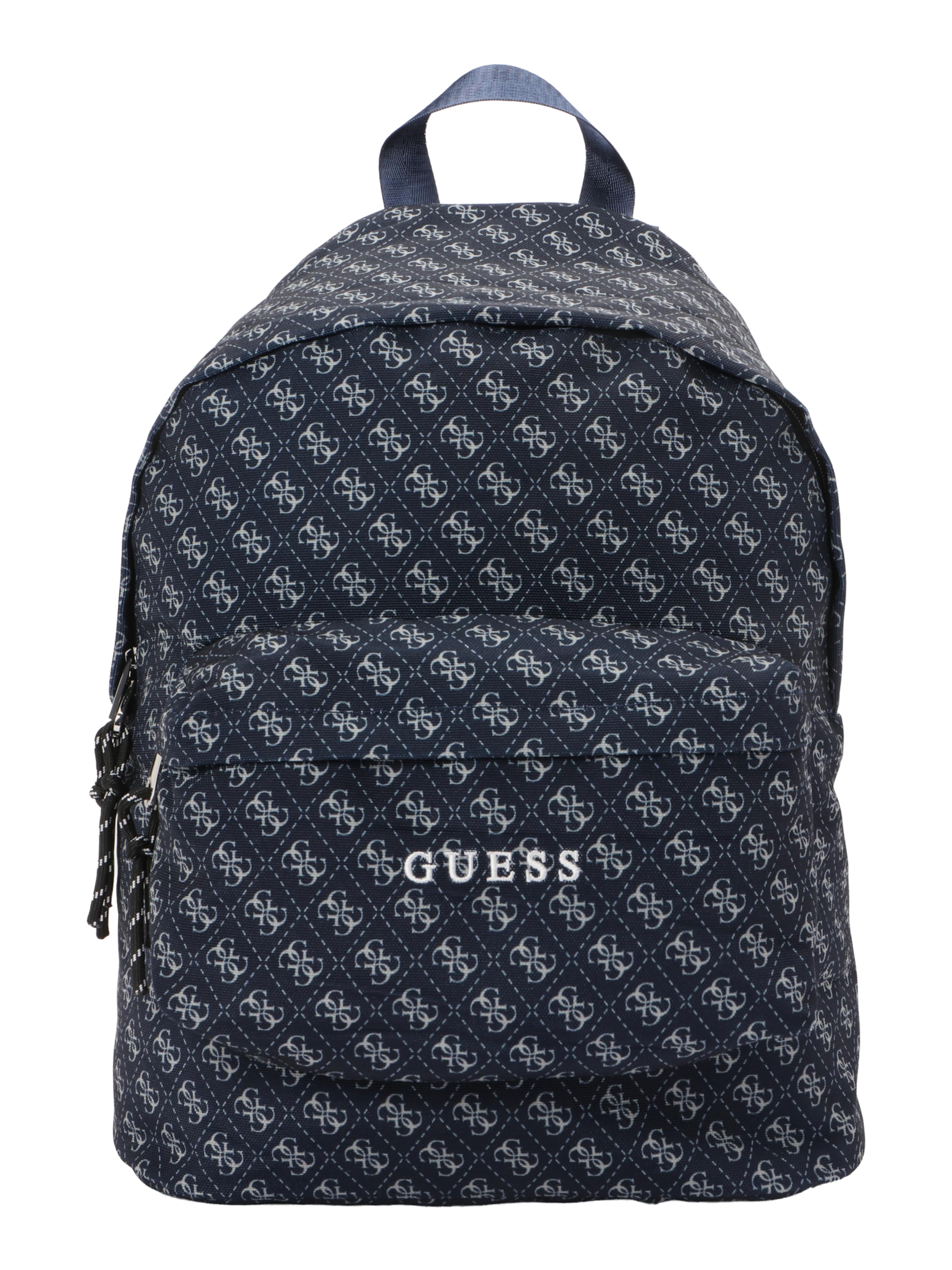 GUESS Backpack 'ALLOVER' in Blue: front