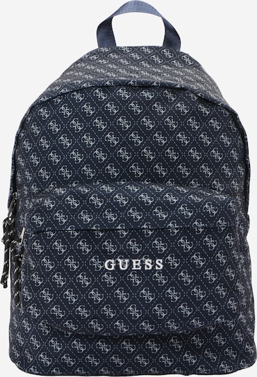 GUESS Reppu 'ALLOVER' koossa One Size värissä tummansininen / valkoinen, Tuotenäkymä