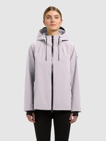 khujo Jacke 'Wrem in Lila: Vorderseite