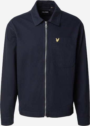Lyle & Scott Tussenjas in Blauw: voorkant