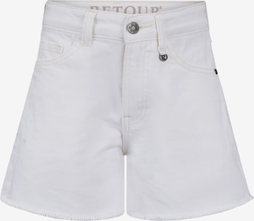 Retour Jeans Loosefit Shorts 'Josje' in Weiß: predná strana