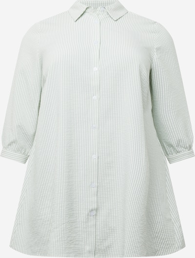 KAFFE CURVE Blouse 'Sukia' in Pastel green / White, Item view