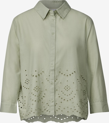 STREET ONE Bluse in Grün: Vorderseite