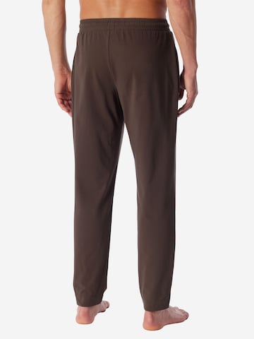 Pantalon de pyjama ' Mix Relax ' SCHIESSER en marron