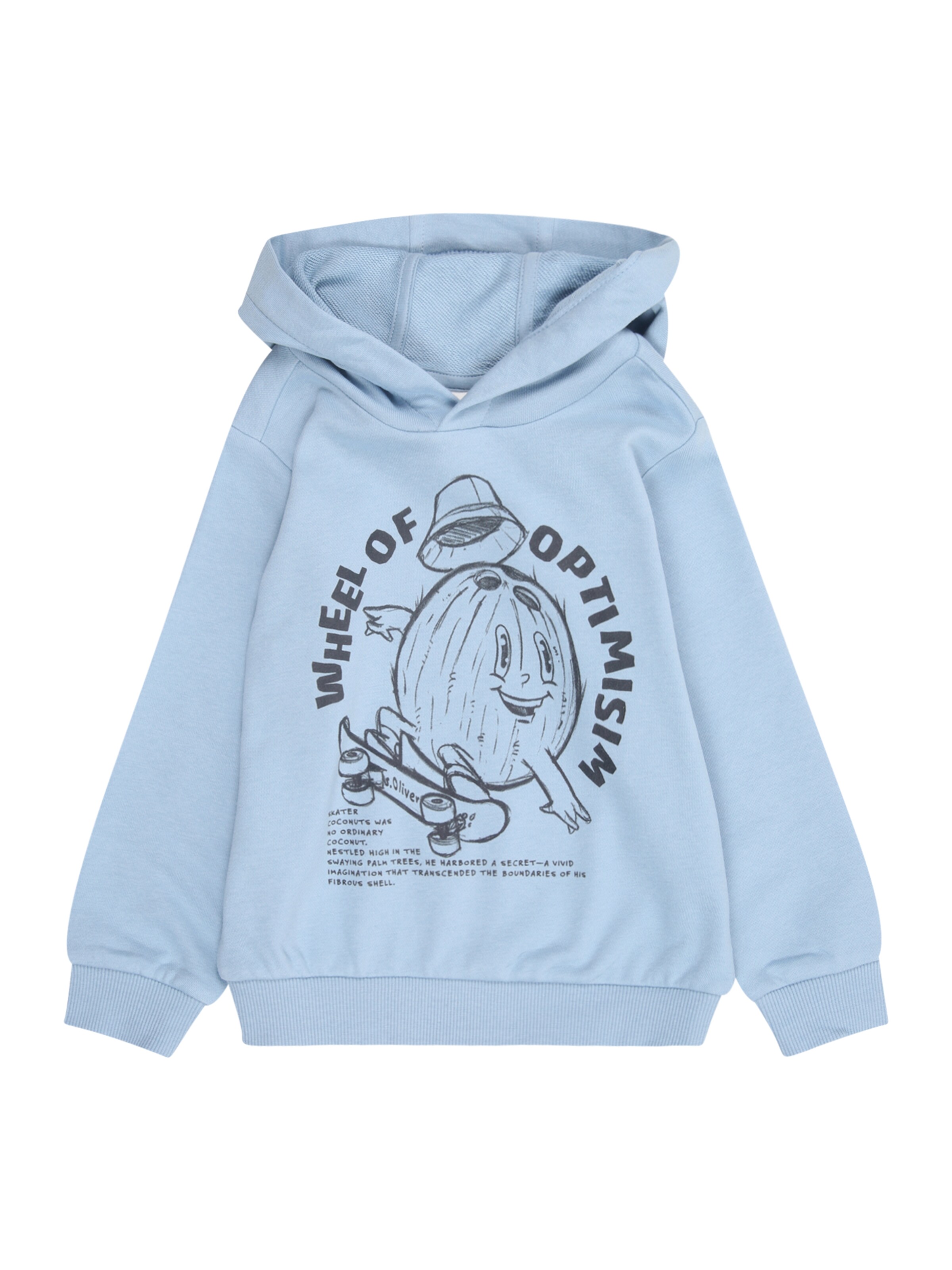 s.Oliver Sweatshirt i blå: forside