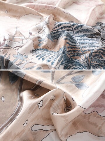 Vivi Idee Scarf 'Pastelllandschaft' in Orange