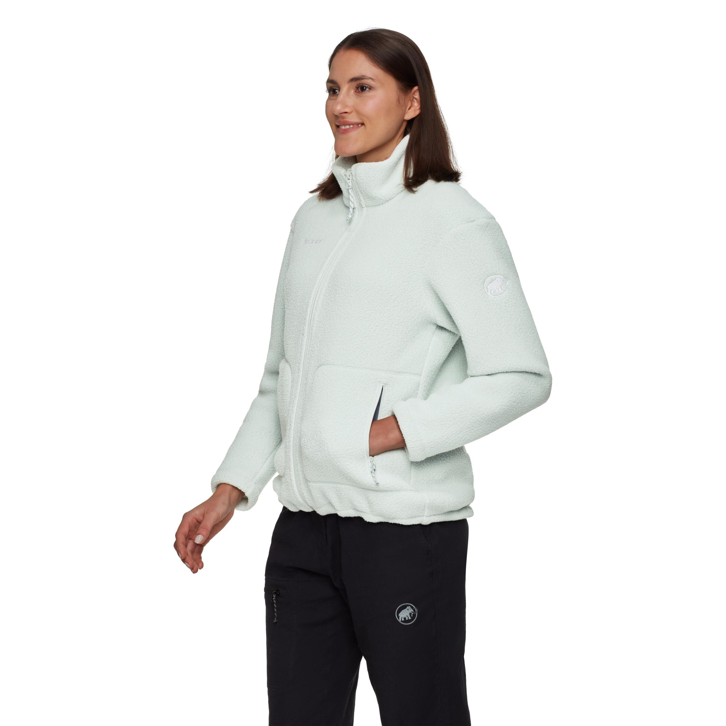 MAMMUT Athletic Fleece Jacket 'Falera' in Green
